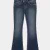 Low-Rise Dark Wash Bootcut Jeans Low-Rise Dark Wash Bootcut Jeans