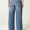 Low-Rise Dark Wash Class of ’26 Embroidered Baggy Jeans Low-Rise Dark Wash Class of ’26 Embroidered Baggy Jeans