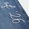 Low-Rise Dark Wash Class of ’26 Embroidered Baggy Jeans Low-Rise Dark Wash Class of ’26 Embroidered Baggy Jeans
