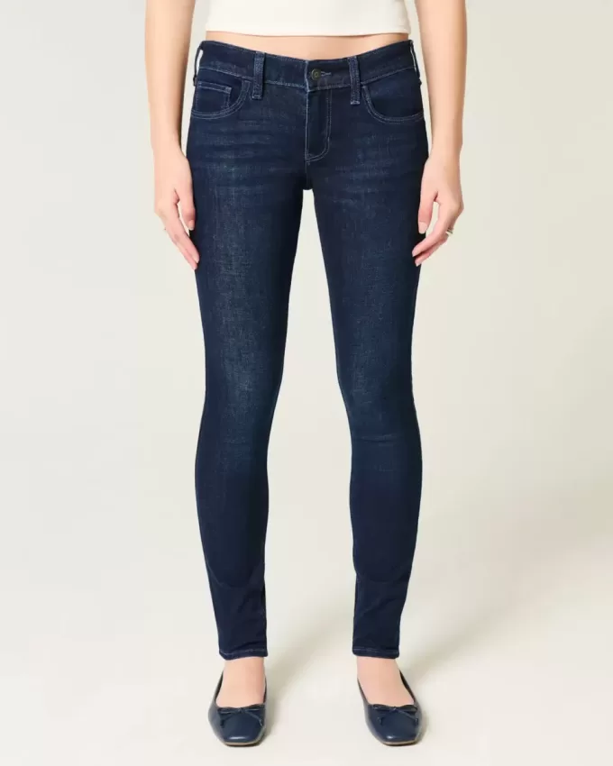 Low-Rise Dark Wash Super Skinny Jeans Low-Rise Dark Wash Super Skinny Jeans