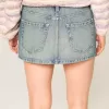Low-Rise Denim Mini Skirt Low-Rise Denim Mini Skirt