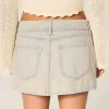 Low-Rise Denim Mini Skort Low-Rise Denim Mini Skort