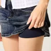 Low-Rise Denim Mini Skort Low-Rise Denim Mini Skort