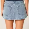 Low-Rise Denim Mini Skort Low-Rise Denim Mini Skort