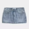 Low-Rise Denim Mini Skort Low-Rise Denim Mini Skort