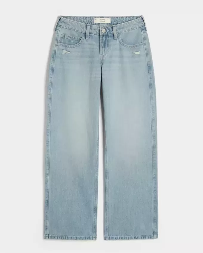 Low-Rise Distressed Baggy Jeans Low-Rise Distressed Baggy Jeans