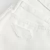Low-Rise Distressed White Denim Mini Shorts Low-Rise Distressed White Denim Mini Shorts