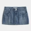 Low-Rise Embroidered Denim Mini Skort Low-Rise Embroidered Denim Mini Skort