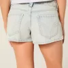 Low-Rise Light Wash Denim Mini Shorts Low-Rise Light Wash Denim Mini Shorts