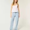 Low-Rise Light Wash Loose Jeans Low-Rise Light Wash Loose Jeans