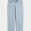 Low-Rise Light Wash Loose Jeans Low-Rise Light Wash Loose Jeans