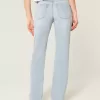 Low-Rise Light Wash Relaxed Straight Jeans Low-Rise Light Wash Relaxed Straight Jeans