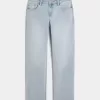 Low-Rise Light Wash Relaxed Straight Jeans Low-Rise Light Wash Relaxed Straight Jeans