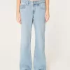Low-Rise Medium Wash Baggy Jeans