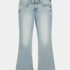 Low-Rise Medium Wash Embroidered Butterfly Bootcut Jeans Low-Rise Medium Wash Embroidered Butterfly Bootcut Jeans