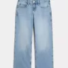 Low-Rise Medium Wash Floral Embroidery Baggy Jeans Low-Rise Medium Wash Floral Embroidery Baggy Jeans