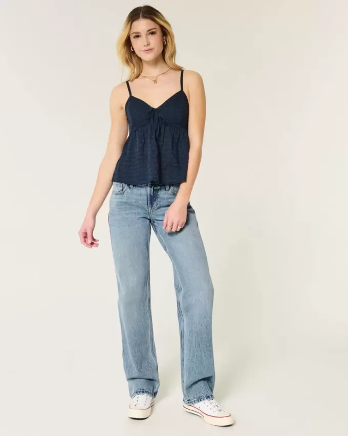 Low-Rise Medium Wash Loose Jeans Low-Rise Medium Wash Loose Jeans