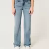 Low-Rise Medium Wash Loose Jeans Low-Rise Medium Wash Loose Jeans