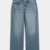 Low-Rise Medium Wash Los Angeles Graphic Baggy Jeans Low-Rise Medium Wash Los Angeles Graphic Baggy Jeans