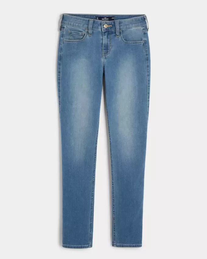 Low-Rise Medium Wash Super Skinny Jeans Low-Rise Medium Wash Super Skinny Jeans