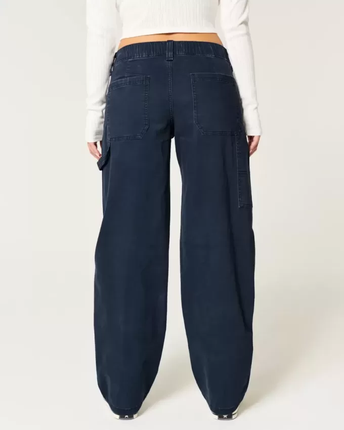 Low-Rise Tapered Baggy Carpenter Pants Low-Rise Tapered Baggy Carpenter Pants
