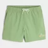 Malibu Beach Graphic Mid-Thigh Volley Swim Trunks Malibu Beach Graphic Mid-Thigh Volley Swim Trunks