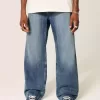 Medium Wash Baggy Bootcut Jeans Medium Wash Baggy Bootcut Jeans