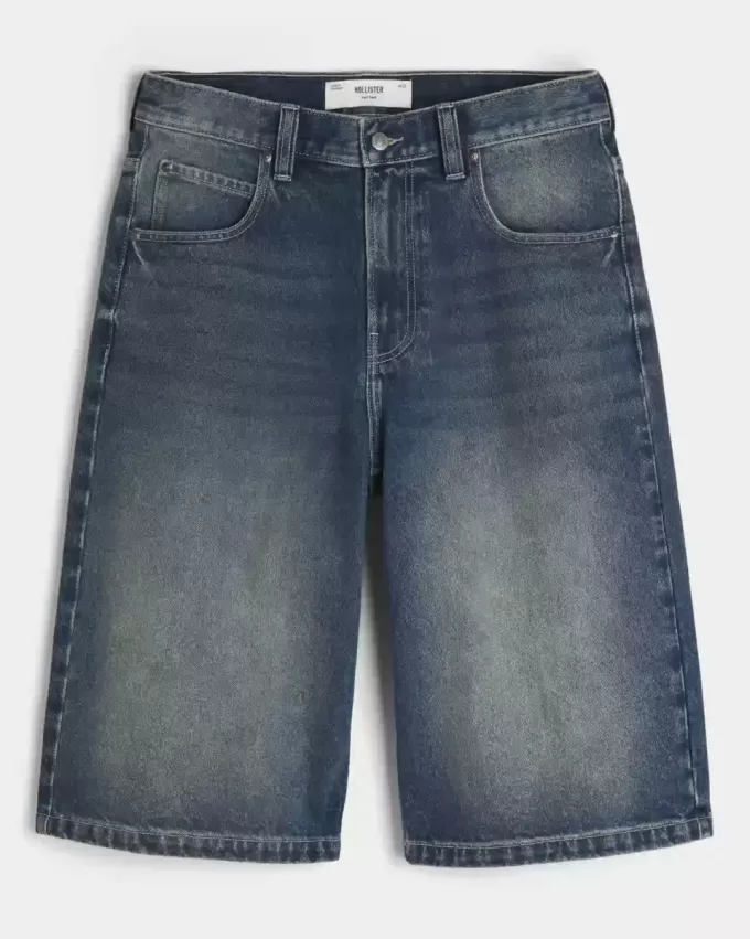 Medium Wash Denim Half Pants Medium Wash Denim Half Pants