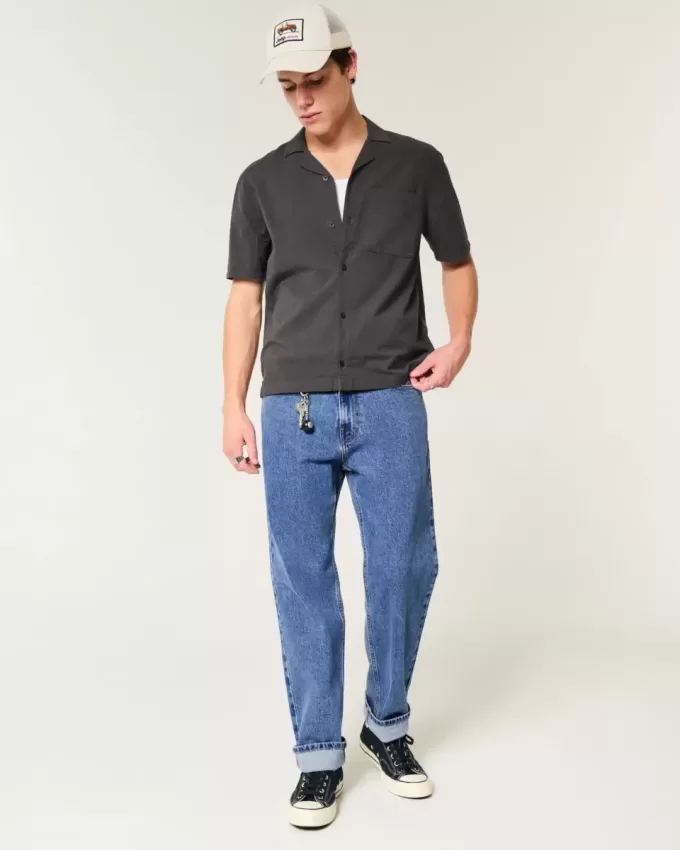 Medium Wash Loose Jeans