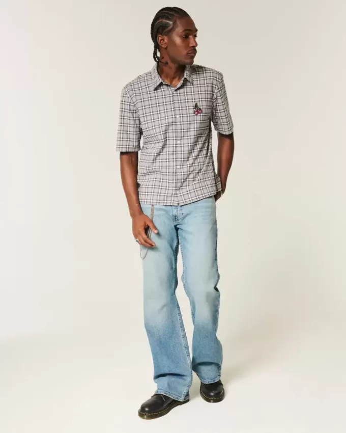 Medium Wash Relaxed Bootcut Jeans Medium Wash Relaxed Bootcut Jeans