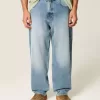 Medium Wash Skater Baggy Jeans Medium Wash Skater Baggy Jeans