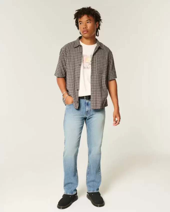 Medium Wash Straight Jeans Medium Wash Straight Jeans