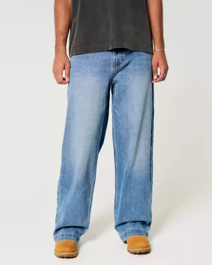Medium Wash Super Baggy Jeans Medium Wash Super Baggy Jeans