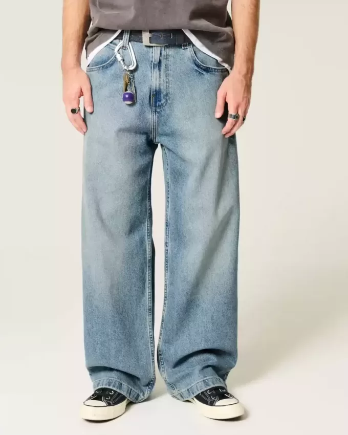 Medium Wash Super Baggy Jeans Medium Wash Super Baggy Jeans