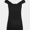 Mesh Off-the-Shoulder Bodycon Dress Mesh Off-the-Shoulder Bodycon Dress