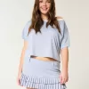 Micro-Pleat Mini Skort