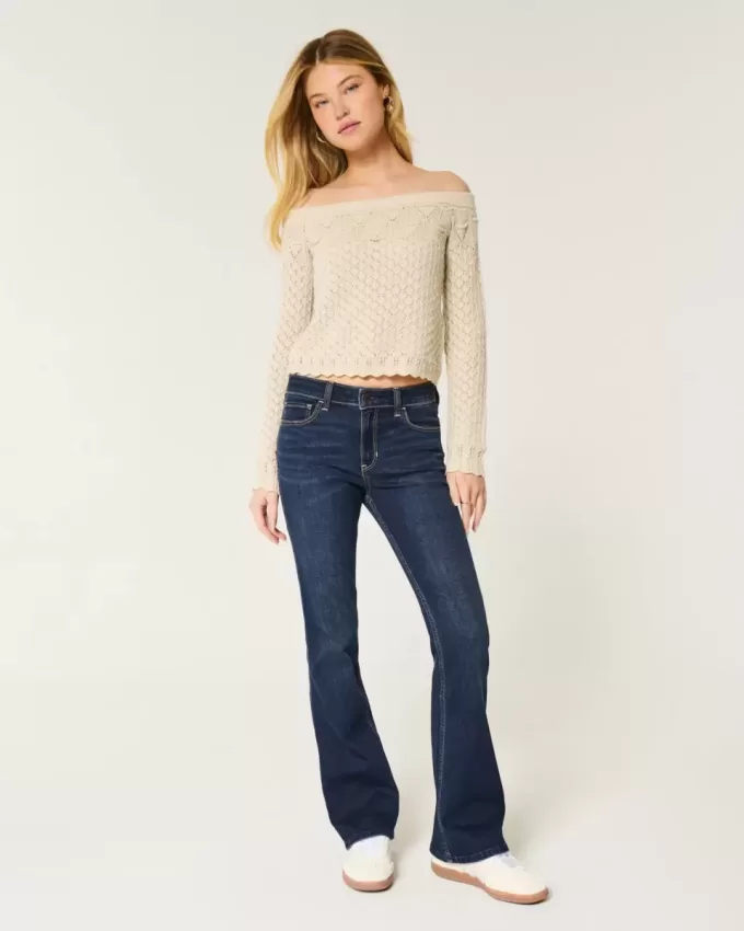 Mid-Rise Dark Wash Bootcut Jeans Mid-Rise Dark Wash Bootcut Jeans
