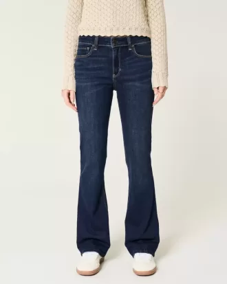 Mid-Rise Dark Wash Bootcut Jeans