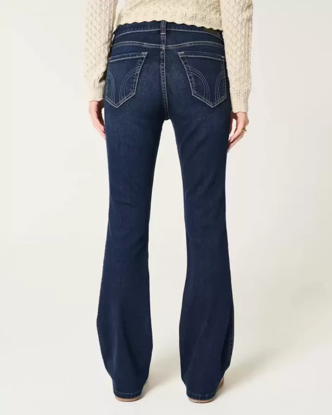 Mid-Rise Dark Wash Bootcut Jeans Mid-Rise Dark Wash Bootcut Jeans