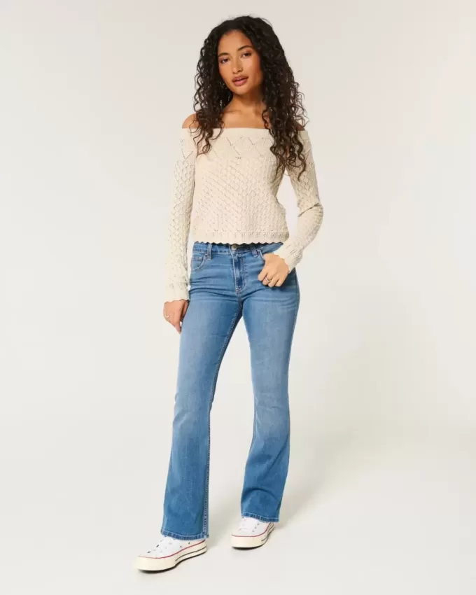 Mid-Rise Medium Wash Bootcut Jeans Mid-Rise Medium Wash Bootcut Jeans