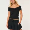 Mid-Rise Pleated Mini Skort Mid-Rise Pleated Mini Skort