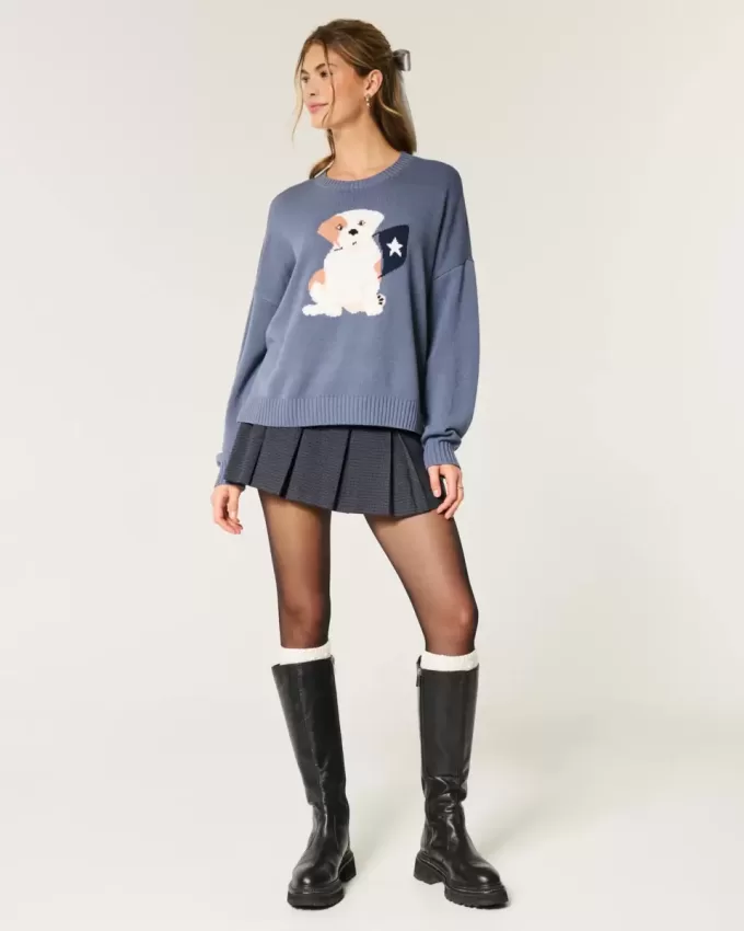 Mid-Rise Pleated Mini Skort Mid-Rise Pleated Mini Skort