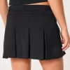 Mid-Rise Pleated Mini Skort Mid-Rise Pleated Mini Skort