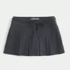 Mid-Rise Pleated Mini Skort Mid-Rise Pleated Mini Skort
