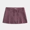 Mid-Rise Pleated Mini Skort Mid-Rise Pleated Mini Skort