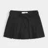 Mid-Rise Pleated Mini Skort Mid-Rise Pleated Mini Skort