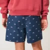 Mid-Thigh American Flag Pattern Pull-On Shorts