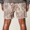 Mid-Thigh Camo Loose Fleece Shorts Mid-Thigh Camo Loose Fleece Shorts