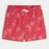 Mid-Thigh Embroidered Volley Swim Trunks Mid-Thigh Embroidered Volley Swim Trunks