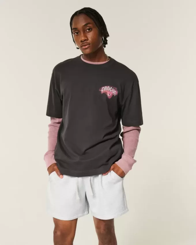 Mid-Thigh Fleece Shorts Mid-Thigh Fleece Shorts